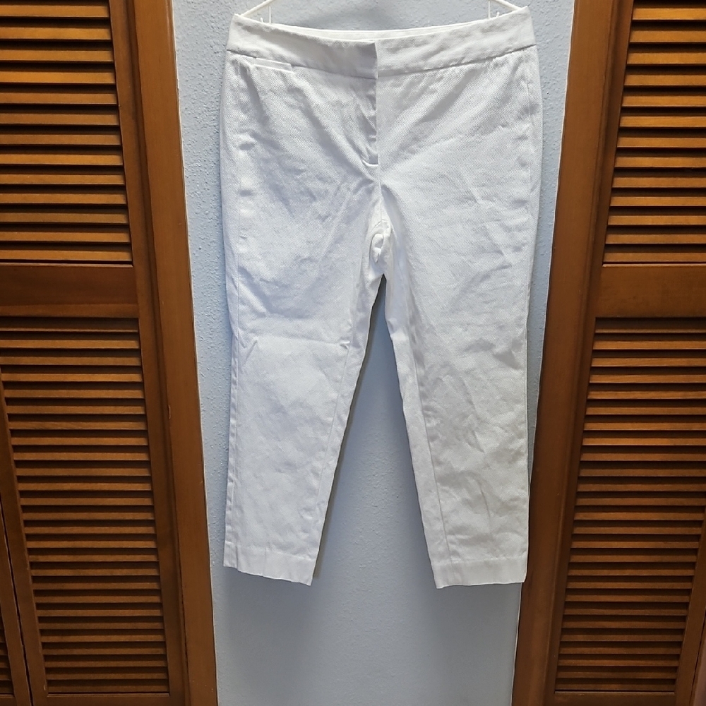 Liz Claiborne Crisp White Skinny Pants